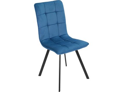 Jídelní židle ORLANDO látka/černý kov (Odstín solar 45 zlatá)