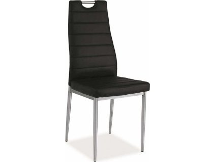 H-260 židle eco černá/chrom (H260CCH) kolekce (S) (K150-E)