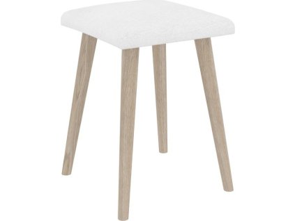 Taburet T-5 (Materiál koženka - bílá)