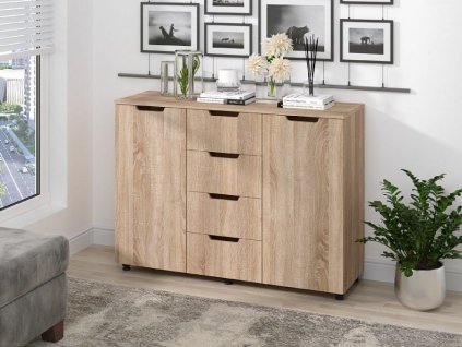 Komoda K-4+2 EKO (Barva antracit)