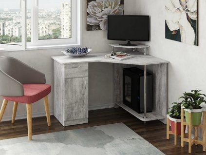 PC stůl ATLANT, rohový (Barva antracit)