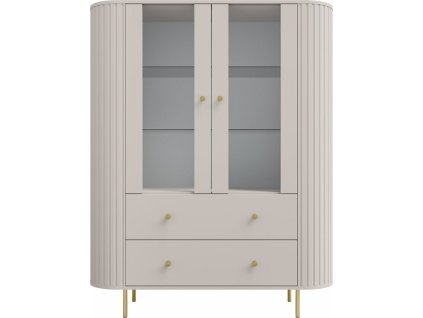 Vitrína Orvelo 122 písková béžová