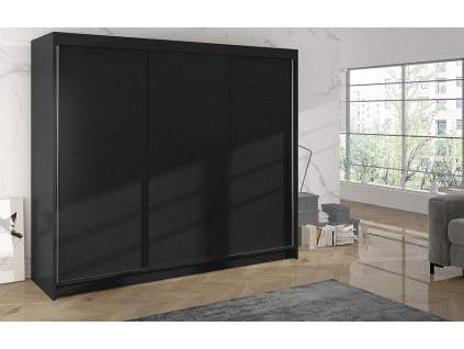 Skříň Debora II 200 - černá