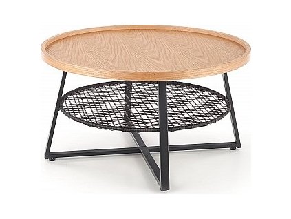 Konferenční stůl FLORENCE (Varianta dub / černé nohy)