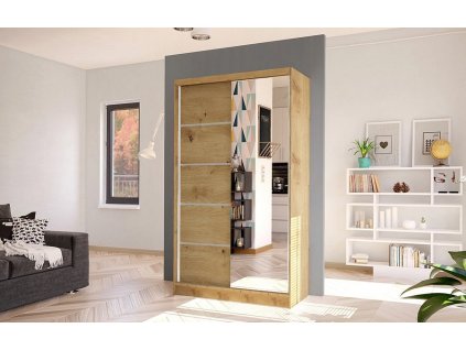 Skříň Diem III 100 - dub artisan