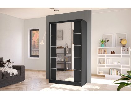 Skříň Diem V 100 - černá