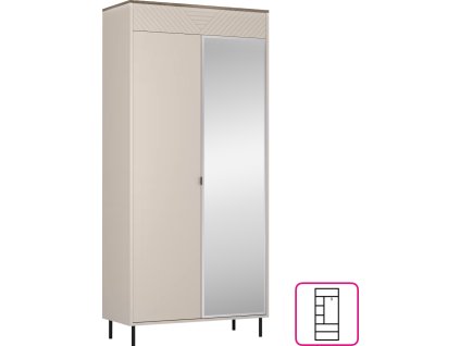 eyco skrina z 2d 40 l