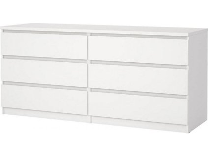 Komoda Simplicity 232 bílý lesk