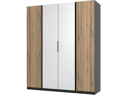 Skříň Keny X - černá/dub evoke