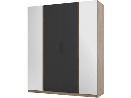 Skříň Keny VIII - dub evoke/černá