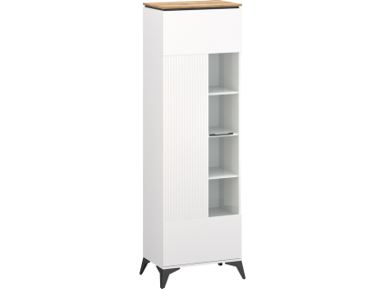 velis biela s vitrina 1w