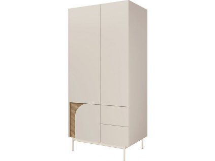 Skříň Carmina R1 macadamia/dub jarní