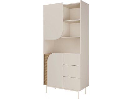 Knihovna Carmina R2 macadamia/dub jarní