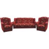 Sedací souprava Agáta 3f+1+1 Opus 151 bordo