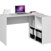 Rohový psací stůl Topa bílá