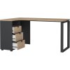 Psací stůl rohový Sigal 600/03 šedá/jackson hickory