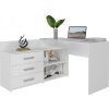 Psací stůl s komodou Dado bílá