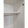 Skříň ABBA 2D šatní, 81cm (Varianta bílá)