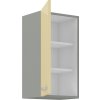 Kuchyňská skříňka Karpo 40 G 72 1F krémový lesk/šedá