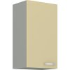 Kuchyňská skříňka Karpo 40 G 72 1F krémový lesk/šedá
