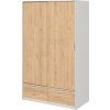 Skříň Lincoln 324 bílá/jackson hickory