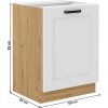 Spodní skříňka, bílá/dub artisan, LULA 60 D 1F BB