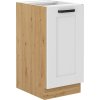 Spodní skříňka, bílá/dub artisan, LULA 40D 1F BB