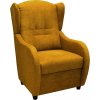 Relaxační křeslo ušák René Aston 8 mustard