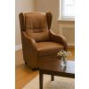 Relaxační křeslo ušák René světle hnědé Watusi 38