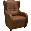Relaxační křeslo ušák René světle hnědé Watusi 38