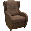 Relaxační křeslo ušák René Aston 4 hnědé