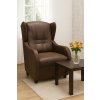 Relaxační křeslo ušák René tmavě hnědé Watusi 44