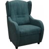 Relaxační křeslo ušák René Aston 12 denim