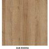 Skříň ROMA LUX 3 šatní, 150cm (Varianta dub sonoma)