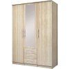 Skříň ROMA LUX 3 šatní, 150cm (Varianta dub sonoma)