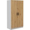 Skříň s věšákem Matylda 108 dub artisan/sv.šedá