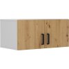 Nádstavec na skříň Matylda 112 dub artisan/sv.šedá