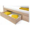 Postel RANGO (F) 90cm, s roštem a s úložným prostorem (Varianta buk)