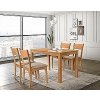 Jídelní set VAŠEK stůl + VILMA židle 4ks (Varianta Olše/ látka Sand)