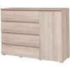 Komoda KOSMOS C05 4z1dv (Varianta bílá)