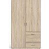 Skříň NEPTUN (M) 2D šatní, 100cm (Varianta dub sonoma)