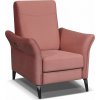 Křeslo polohovací RIA s elektrickým ovládáním (Varianta Fancy 63 starorůžová)