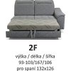 Sedací souprava GRENOBLE OT-2F (Varianta Gusto 88, Orientace levá)