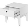 Noční stolek FLERS 10 1S, bílá