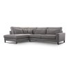 Rohová sedací souprava Blek, levá, šedá/Inari 91