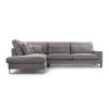 Rohová sedací souprava Blek, levá, šedá/Inari 91
