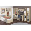 Komoda REPENS 10, 3S, buk fjord/bílá/šedá