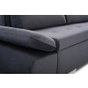 Rohová sedací souprava ARGON rozkládací s úložným prostorem, levá, šedá Paros 6