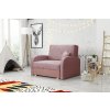 Rozkládací křeslo Vivian Soft I s úložným prostorem, růžová/Mono235/Sorriso10