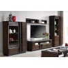 Obývací stěna, sestava PORTI SET2 dub čokoládový